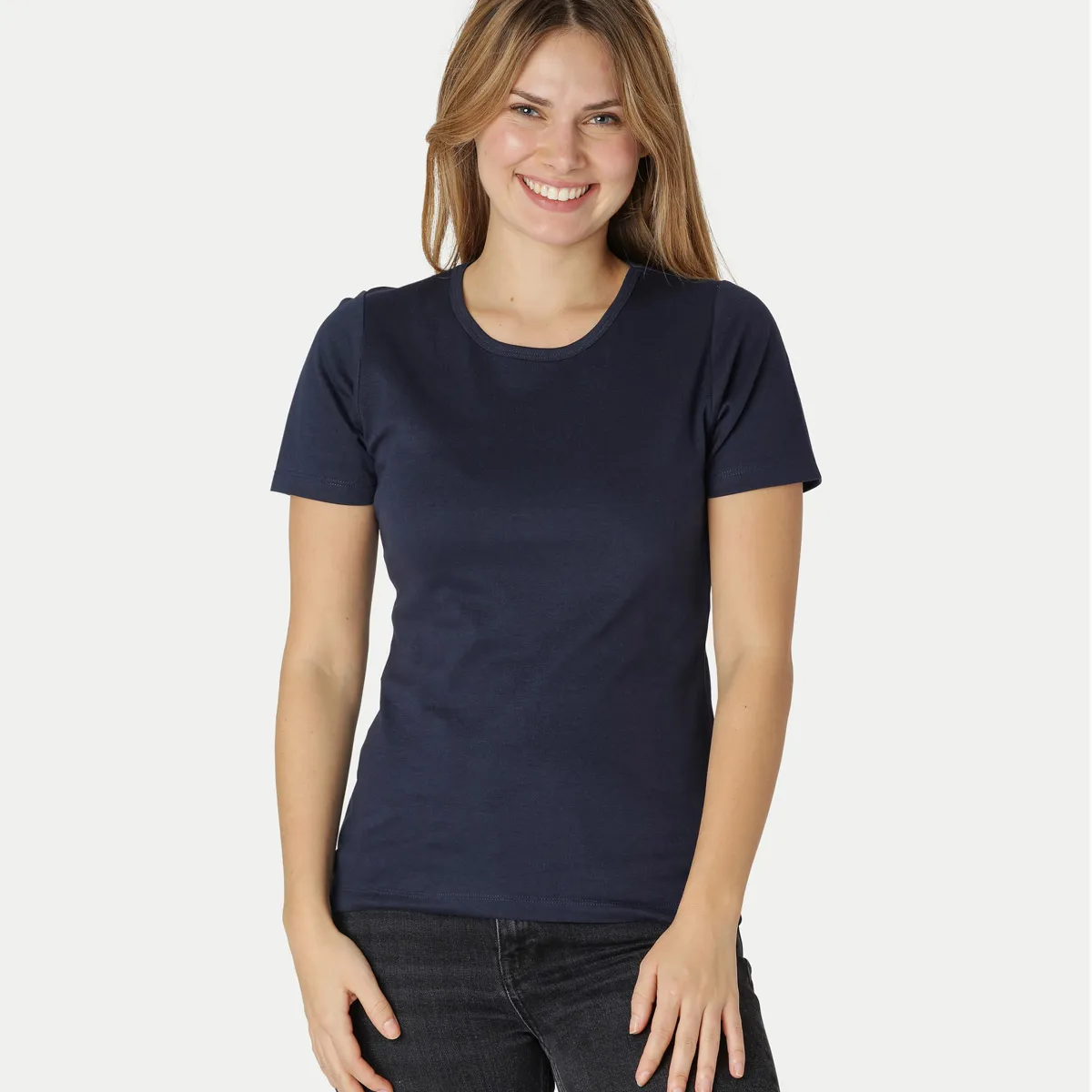 Neutral Dame Interlock T-Shirt Bottle Navy