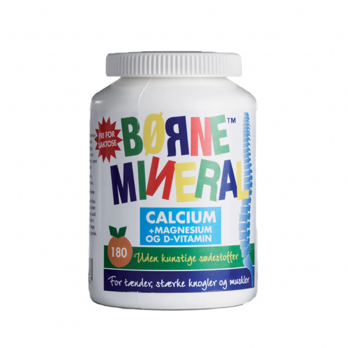 New Nordic Børne Mineral - Calcium & Magnesium - Appelsin 180 tabl.