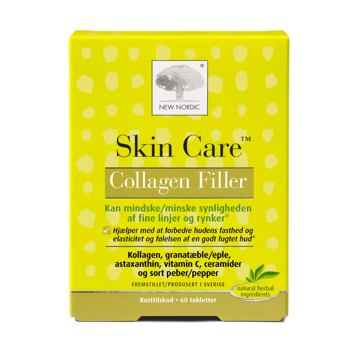 New Nordic Skin Care Collagen Filler 60 tabl.