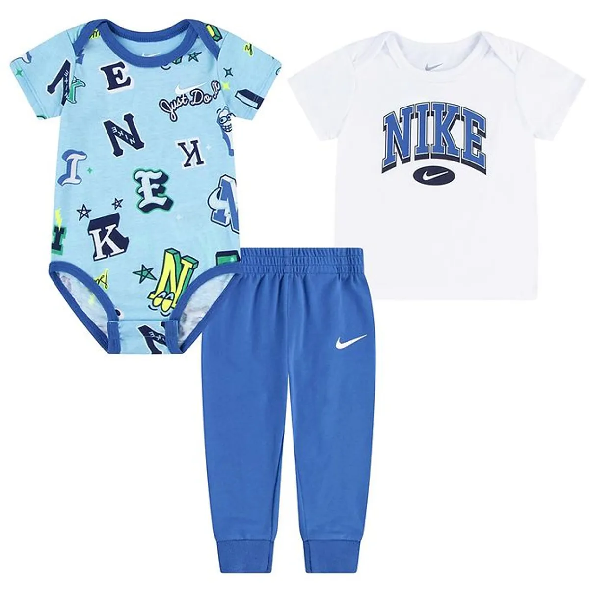 Nike Sæt - Bukser/T-shirt/Body k/æ - Star Blue