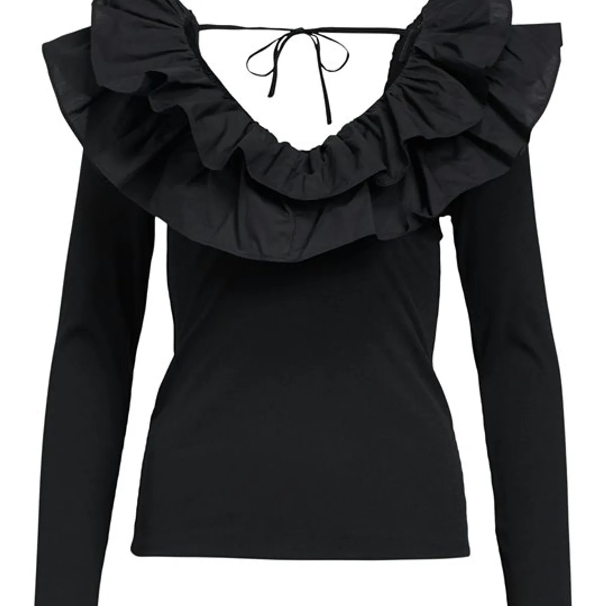 Object - Emilie L/S Top - Black