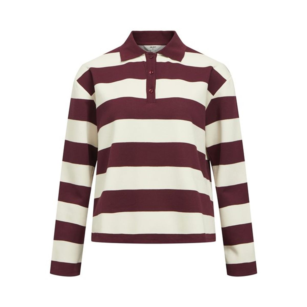 Object - Millie Ls Polo - Cabernet White