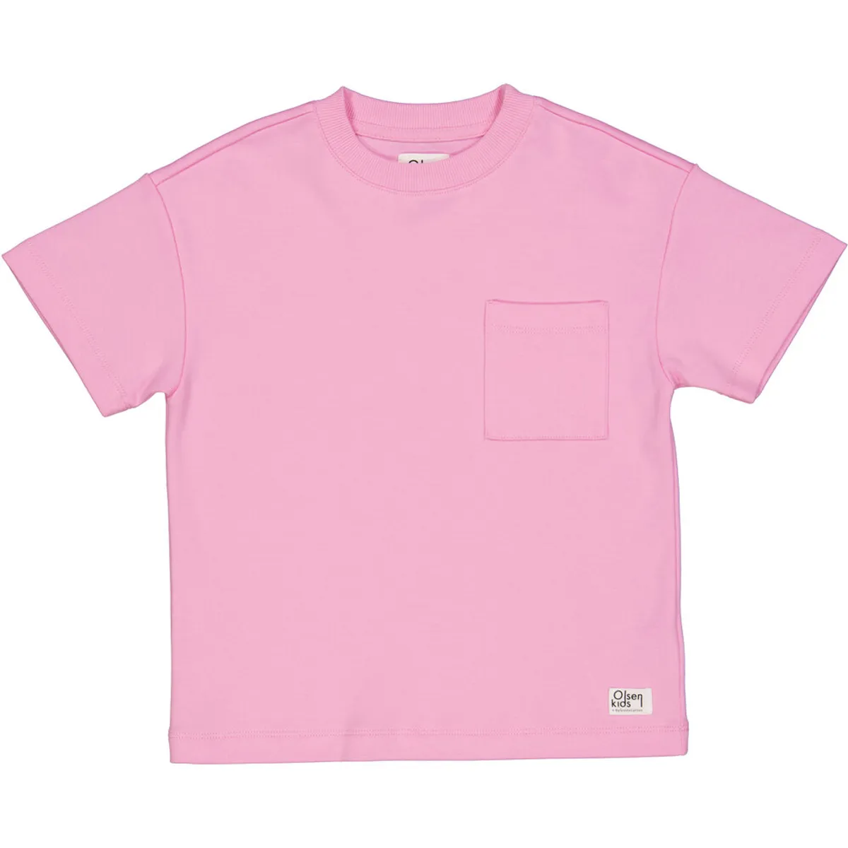 Olsen kids T-shirt med lomme - Bonbon - 110