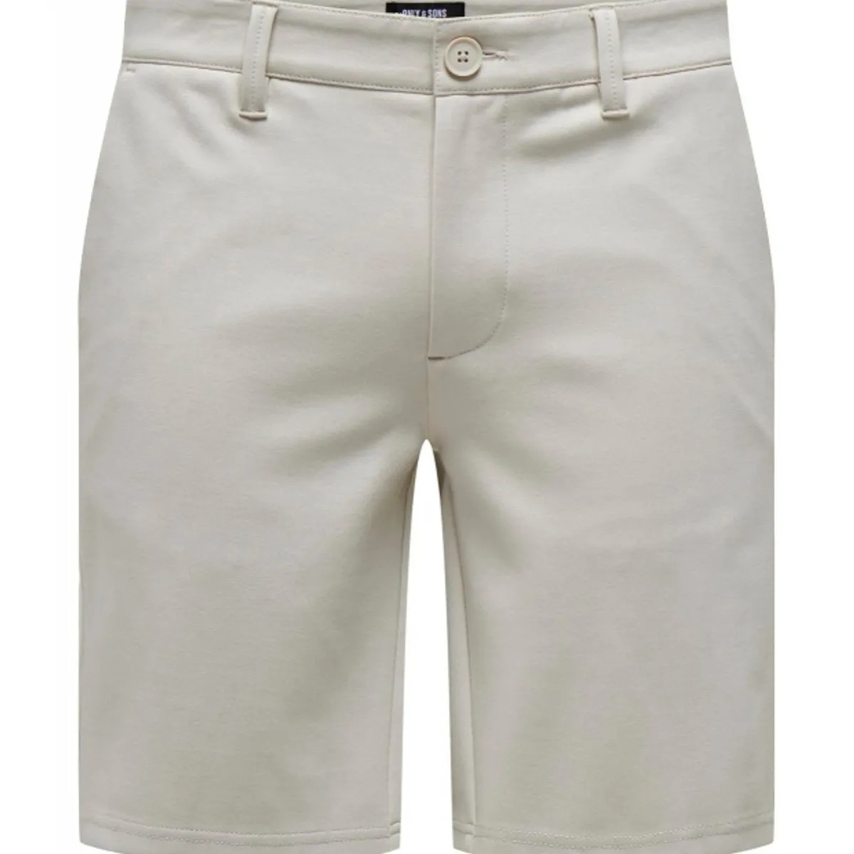 ONLY & SONS chino shorts i bambus i beige til herre