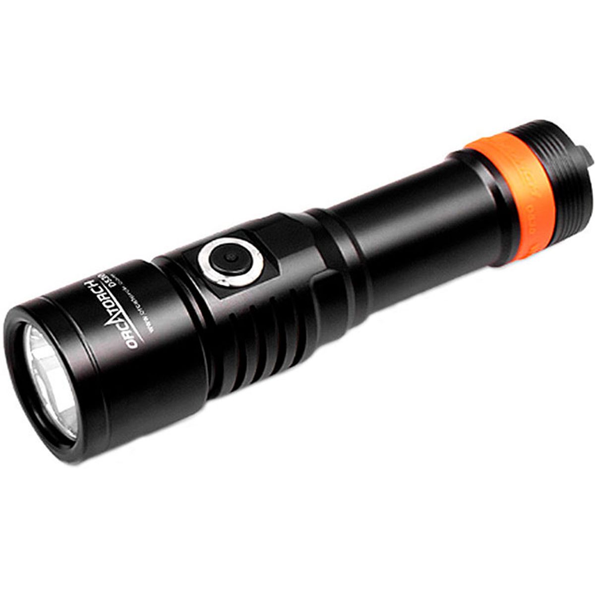 OrcaTorch lygte D530 1300 lumen Sort/Gul