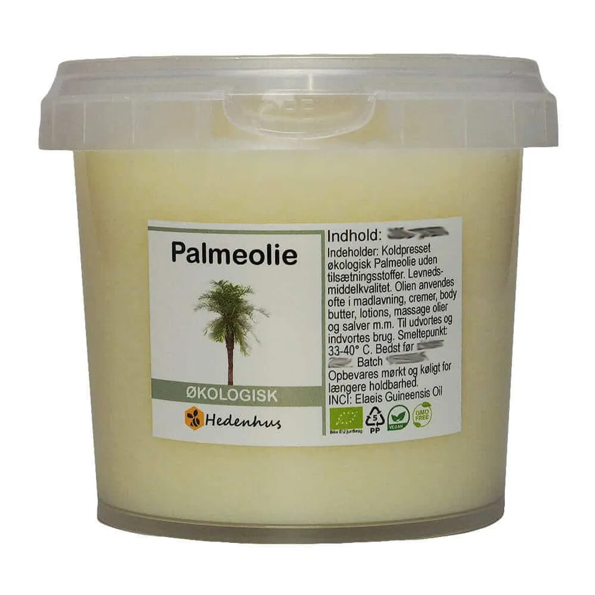 Palmeolie - Økologisk - 2,5 kg