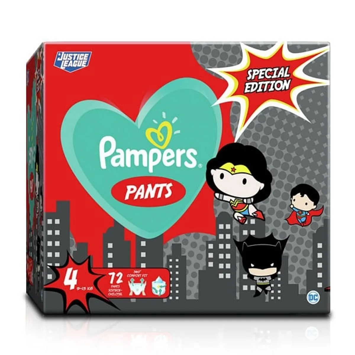 Pampers Pants Special Edition 4, 9-15 Kg, 72 Szt.