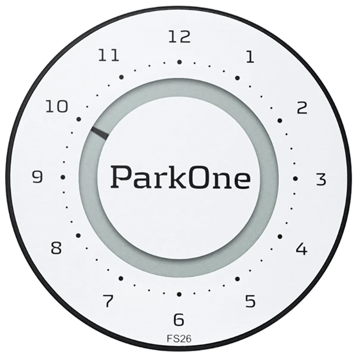 ParkOne2 Parkeringsskive (Hvid)