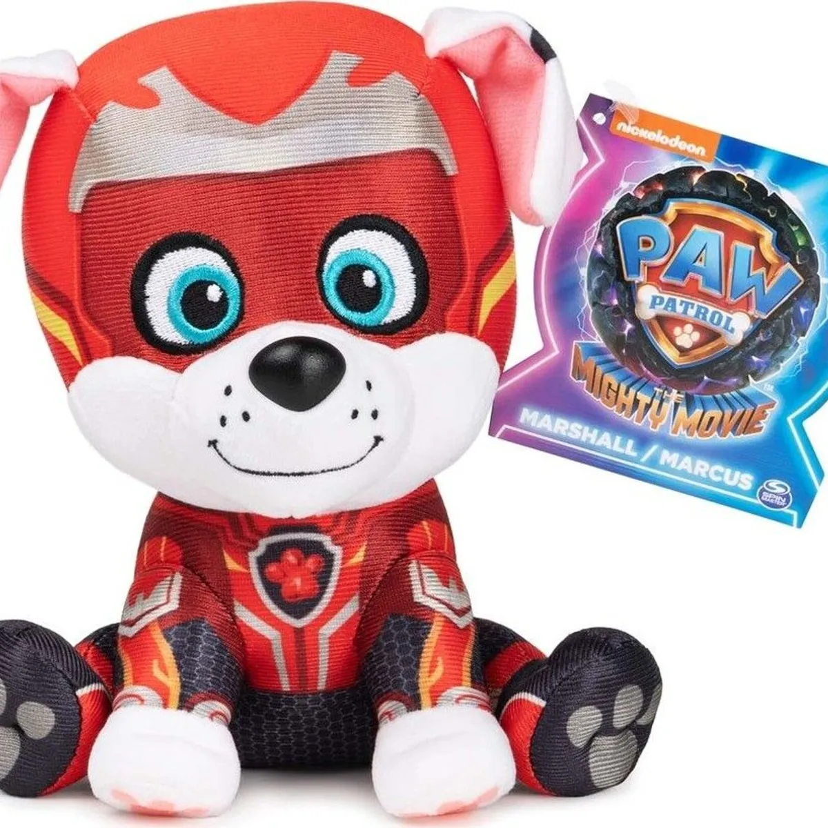 Paw Patrol Bamse - Marshall - Mighty Movie - 15 Cm