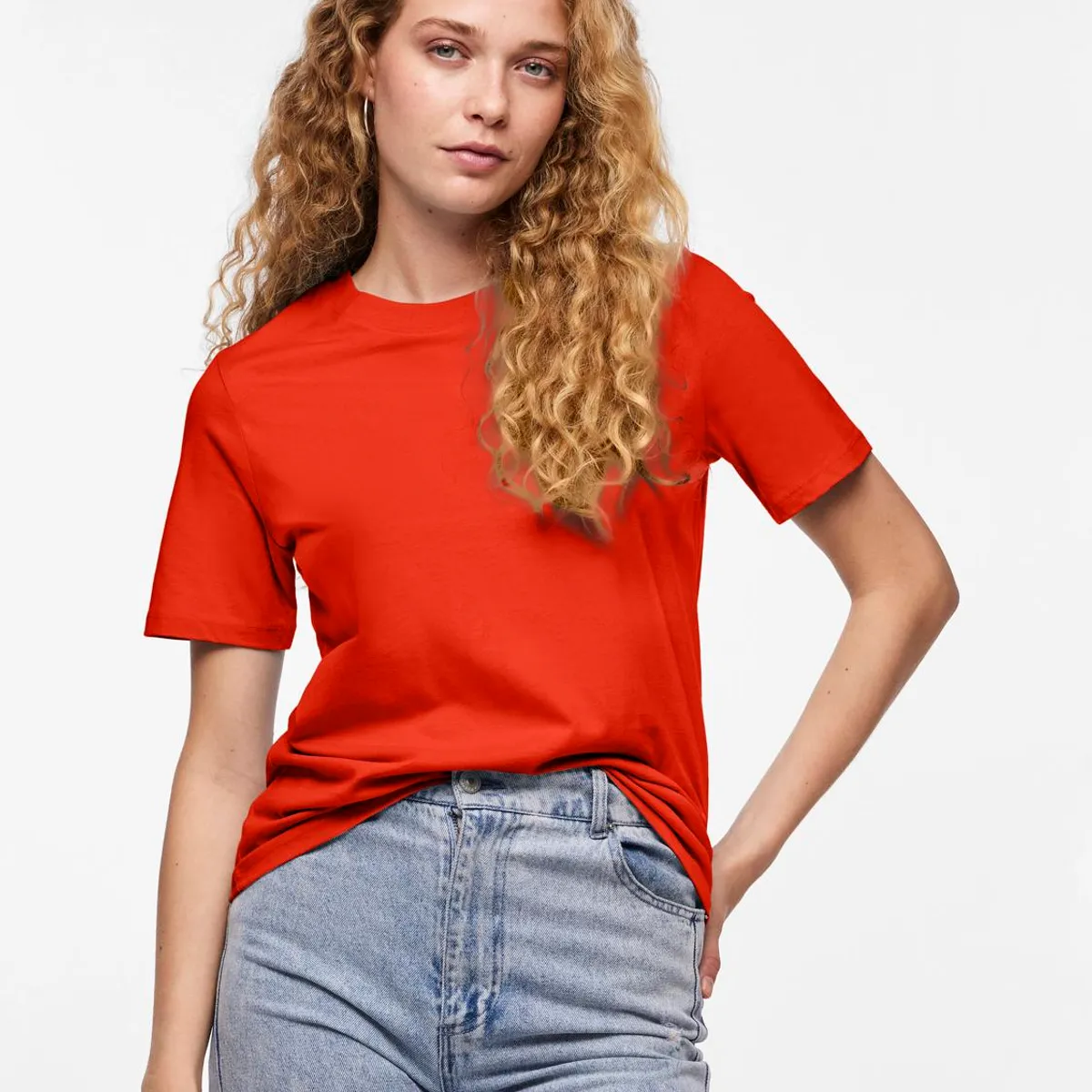 Pcria ss solid tee noos bc Tangerine tango