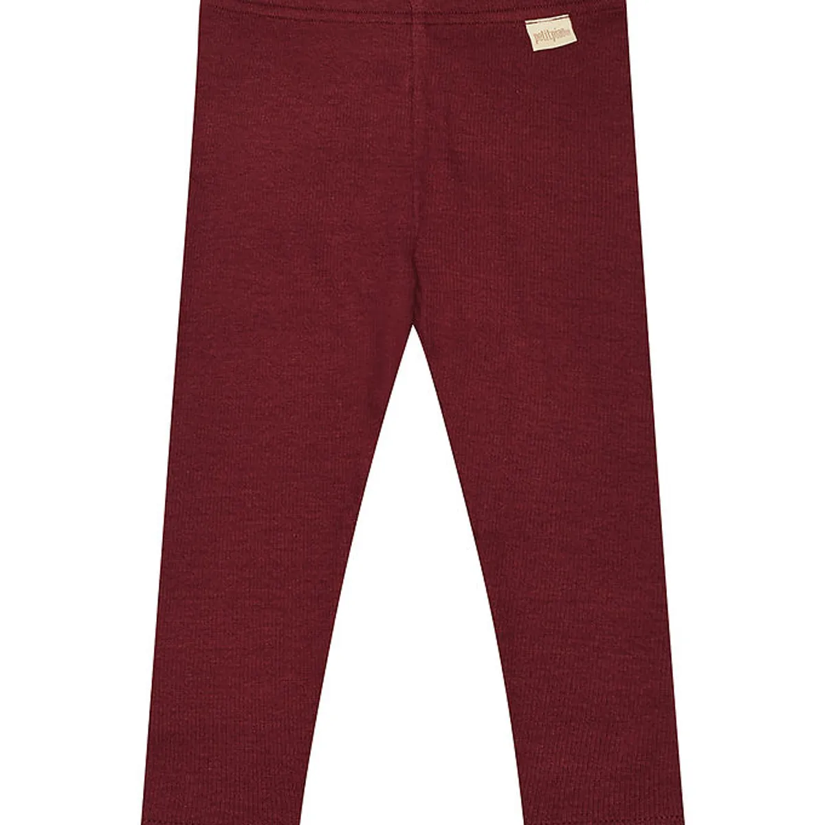 Petit Piao Leggings - Rib - Modal - Dark Cherry