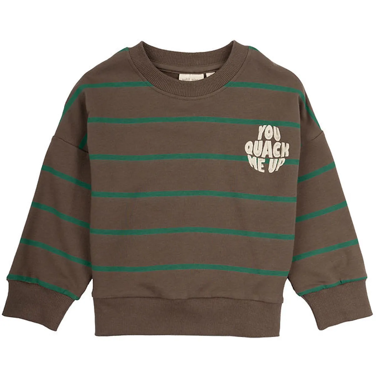 Petit Piao Sweatshirt - Chocolate Brown Stripe