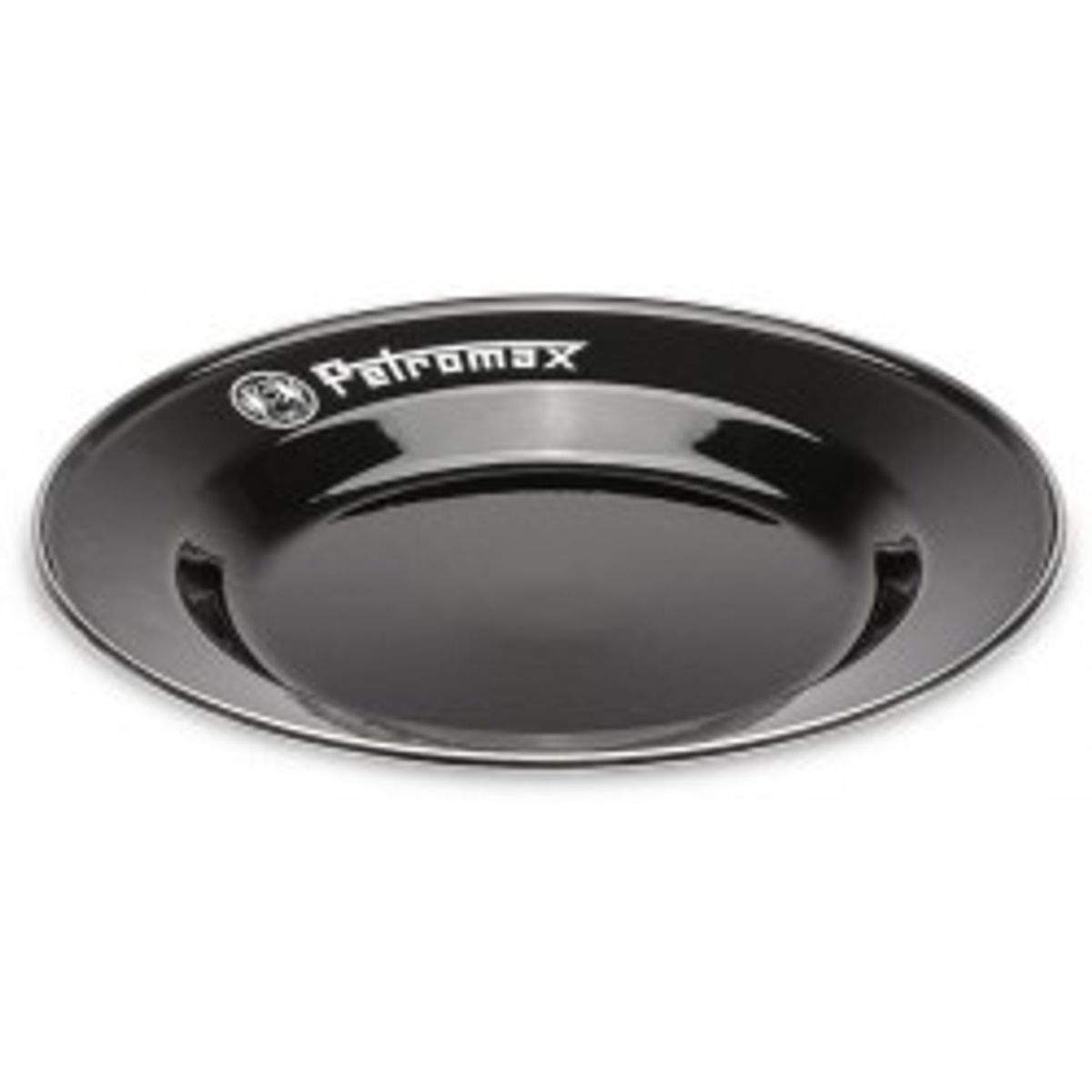 Petromax Enamel Plates Black 2 Pieces (18 Cm) - Tallerken