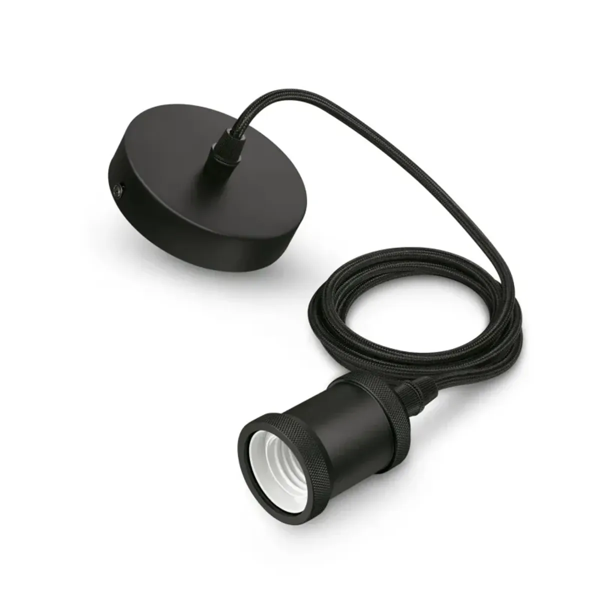 Philips Modern cord pendant black 1x60W 230V - 8718696167762