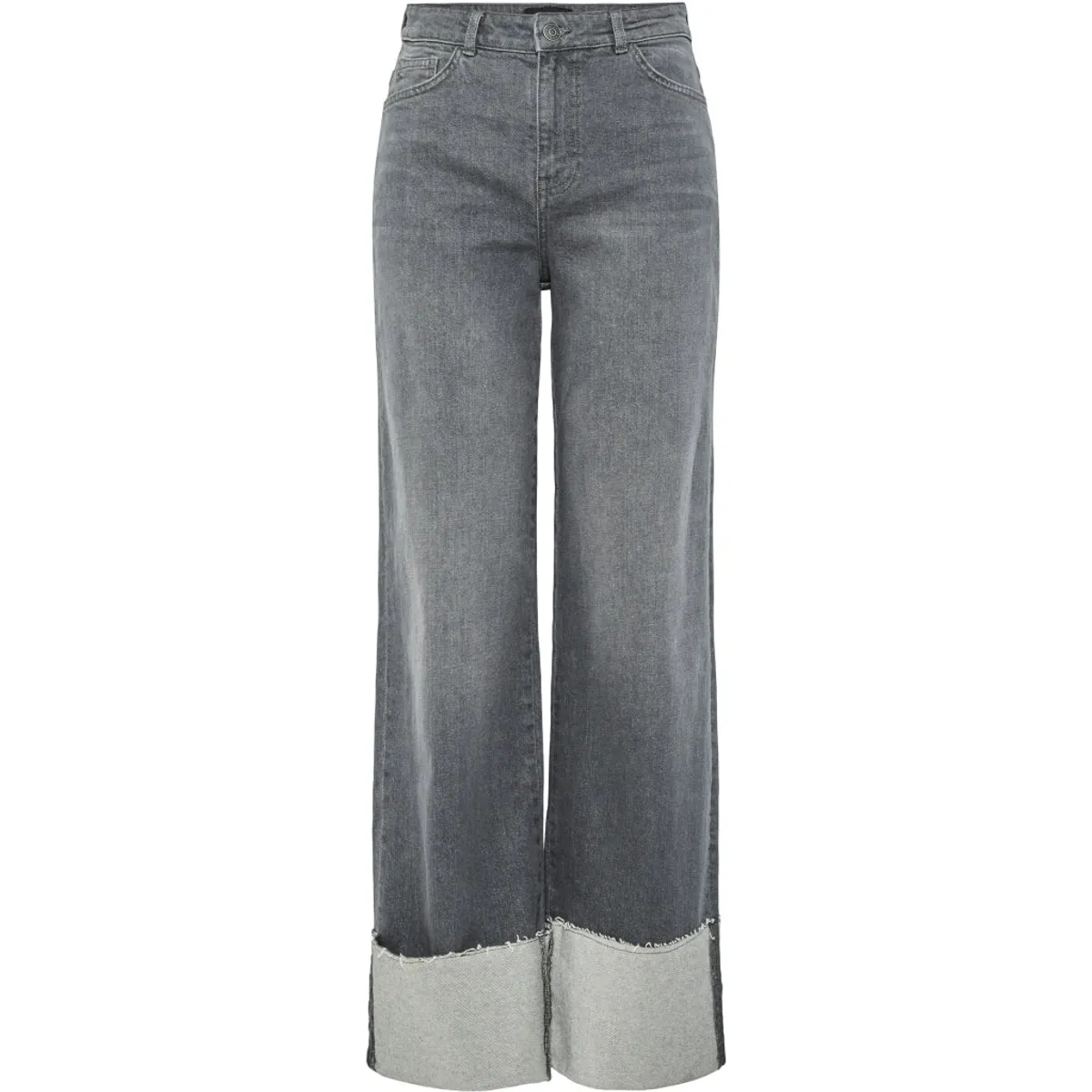 PIECES dame jeans PCPIL - Grey Denim