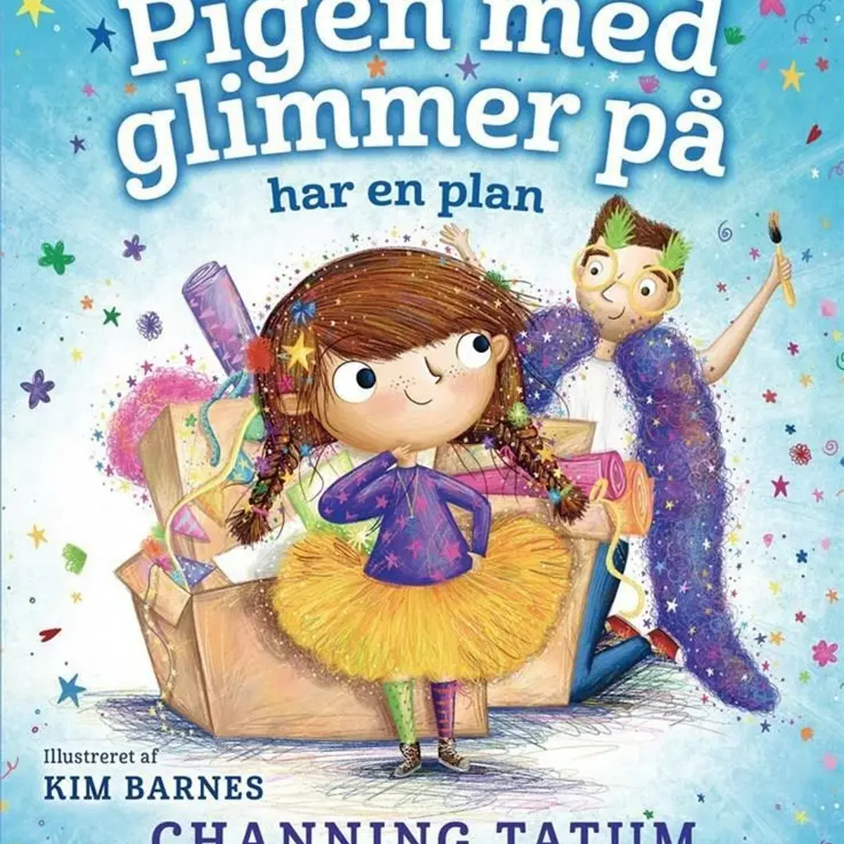 Pigen med glimmer på har en plan