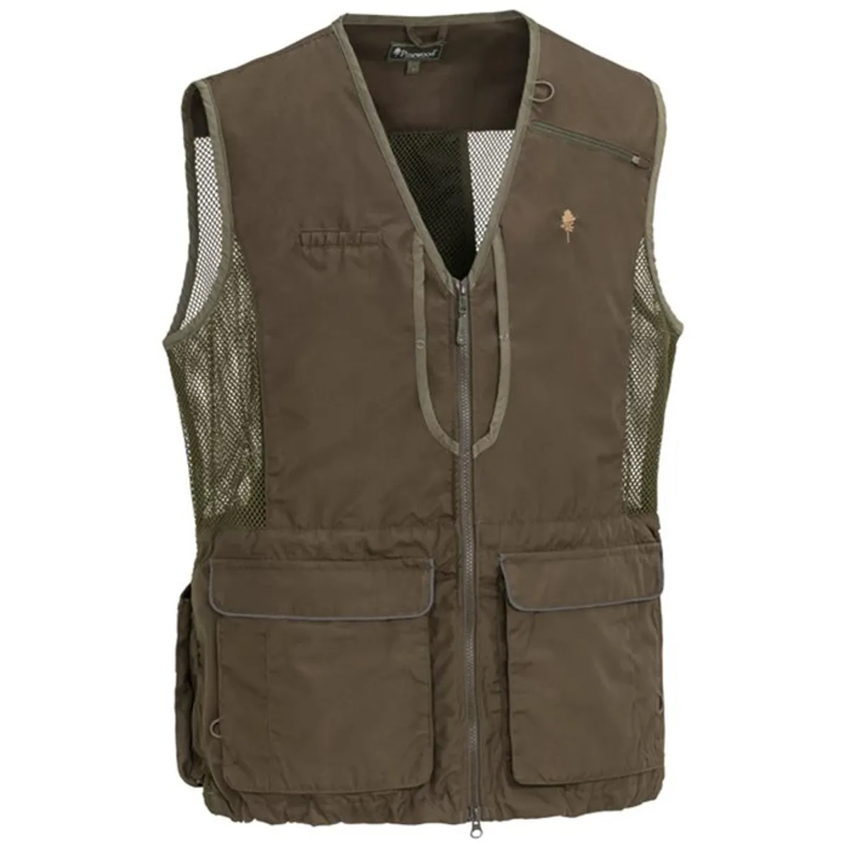 PineBrun Dogsport 2.0 Vest-suede Brun / d.Grøn-4XL - Veste