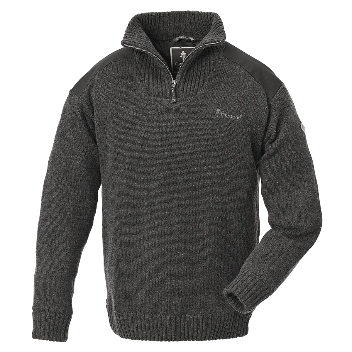 Pinewood Hurricane Sweater Grey Melange L