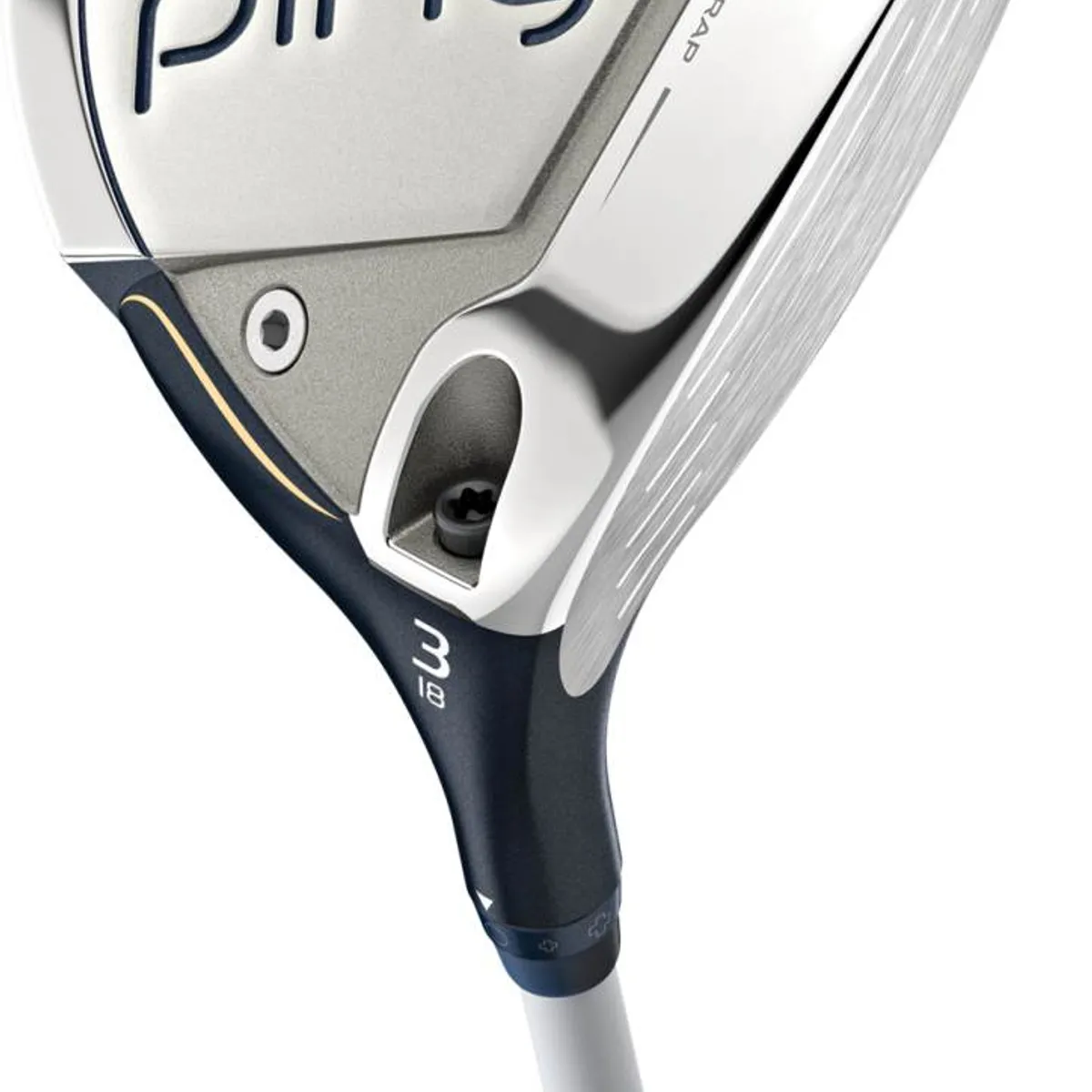 Ping G Le3 Dame Fairwaykølle - Navy - Venstre - 21.0° (5 Kølle) - Ping ULT250 F Dame Ultra Lite Grafit