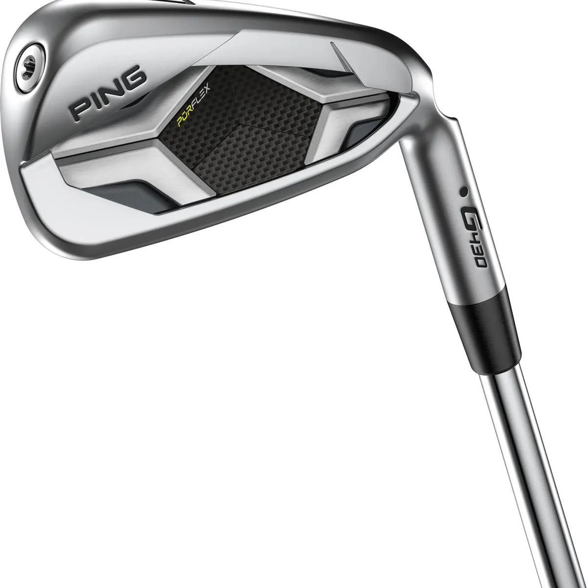 Ping G430 (Black Dot) Herre Jernsæt - Chrome - Højre - 4-9, PW - True Temper Dynamic Gold 105 Stiff S300 Stål