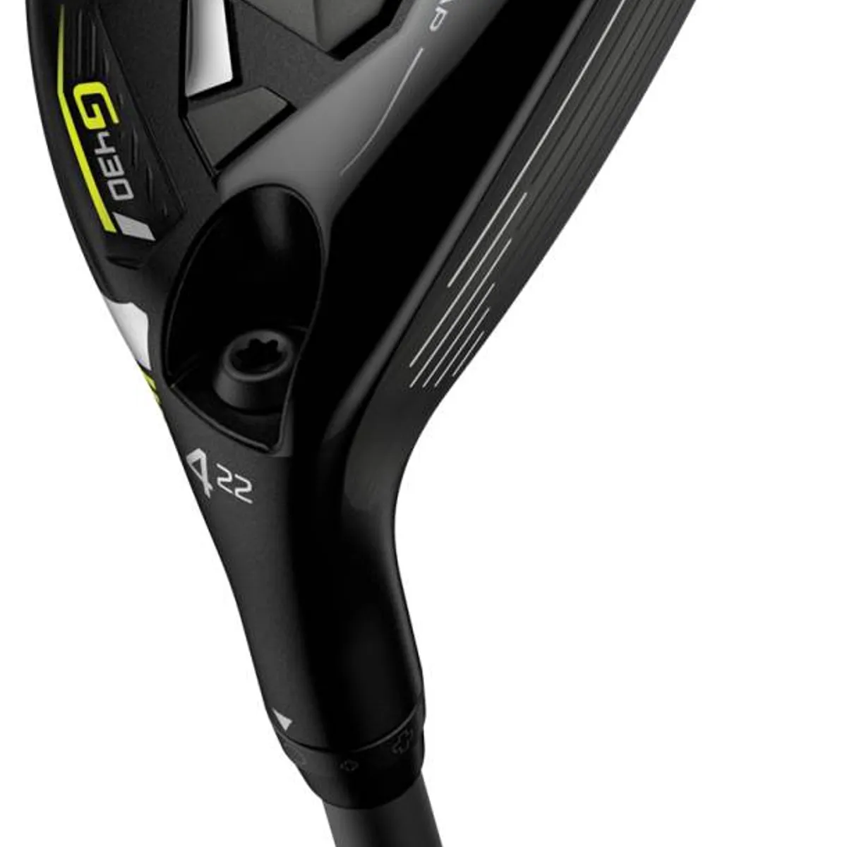 Ping G430 Herre Hybridkølle - Sort - Venstre - 22.0° (4 Kølle) - Ping Tour 2.0 Chrome 85 X-Stiff Grafit