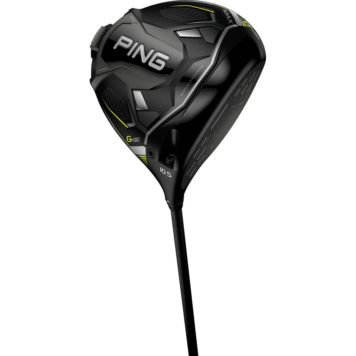 Ping G430 Max Herre Driver - Sort - Venstre - 10.5° - True Temper Project X - HZRDUS Smoke Red RDX 60 X-Stiff 6.5 Grafit