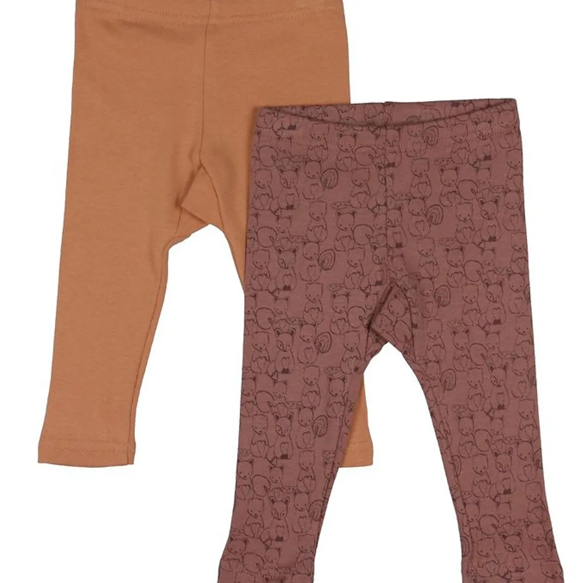 Pippi Baby Leggings - 2-Pak - Burlwood