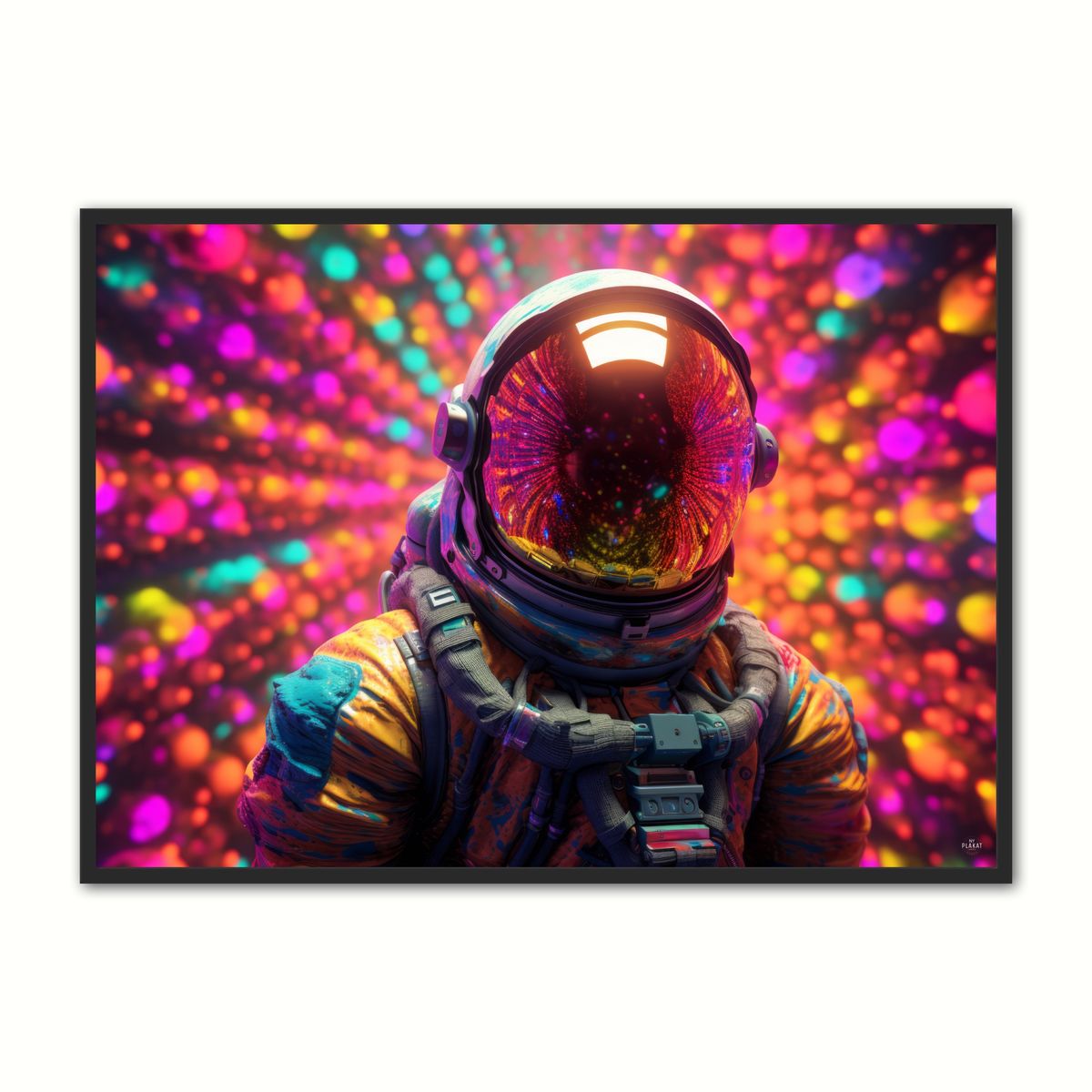 Plakat med Astronaut Plakat Nr. 3 50 x 70 cm (B2)