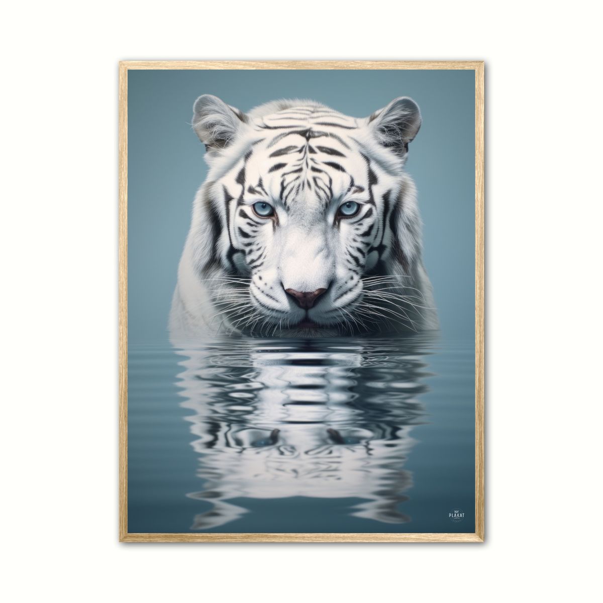 Plakat med Tiger Plakat 6 30 x 40 cm