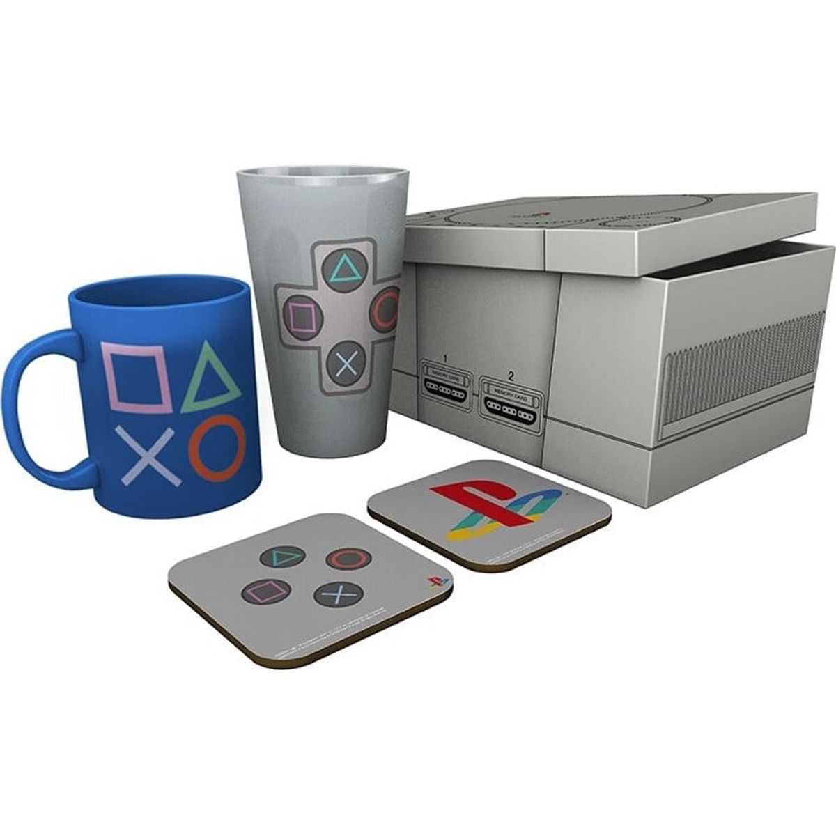 Playstation - Box Glass Xxl + Mug + 2 Coasters Classic 2019