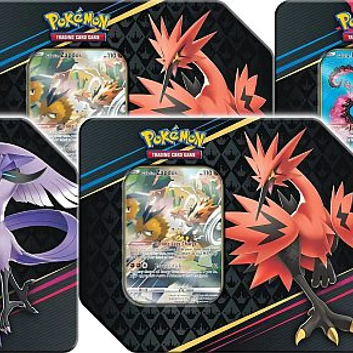 Pokemon Crown Zenith Tin Display USA Version (6 Tin Boxes)