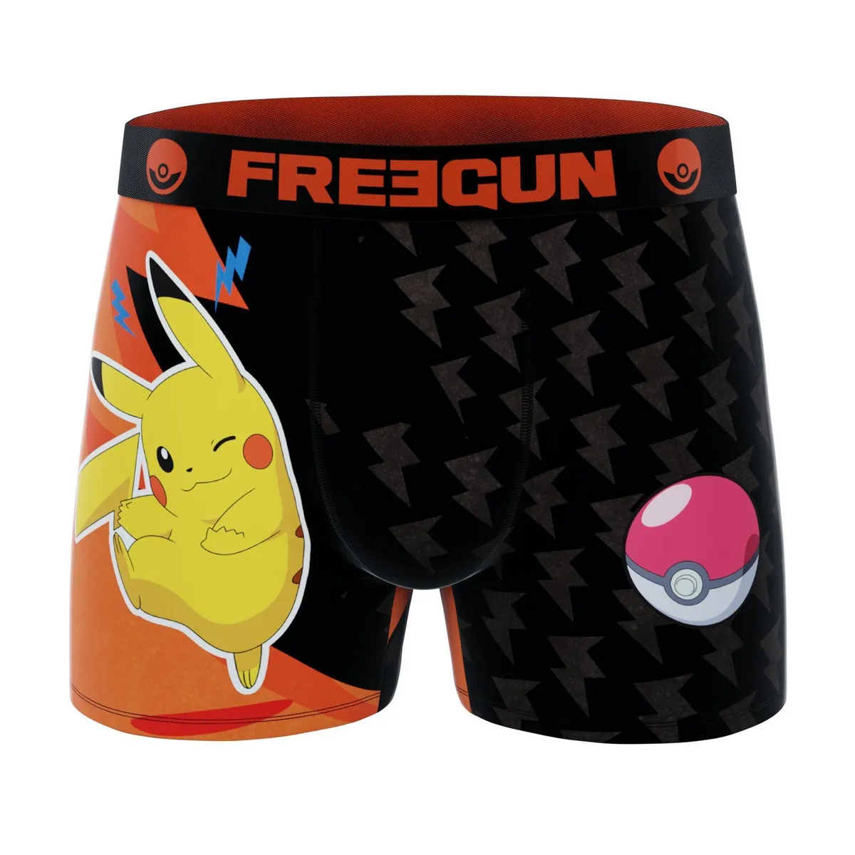 Pokémon Boxershorts - Pikachu Pokéball - Freegun Microfiber