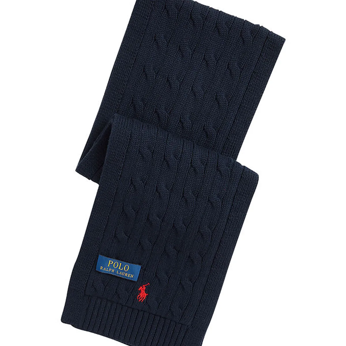 Polo Ralph Lauren Halstørklæde m. Fleece - Strik - Navy