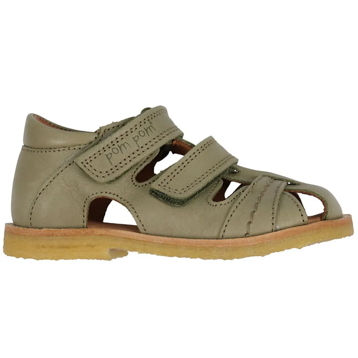 Pom Pom Sandaler - Rub Sole Two - Dusty Olive