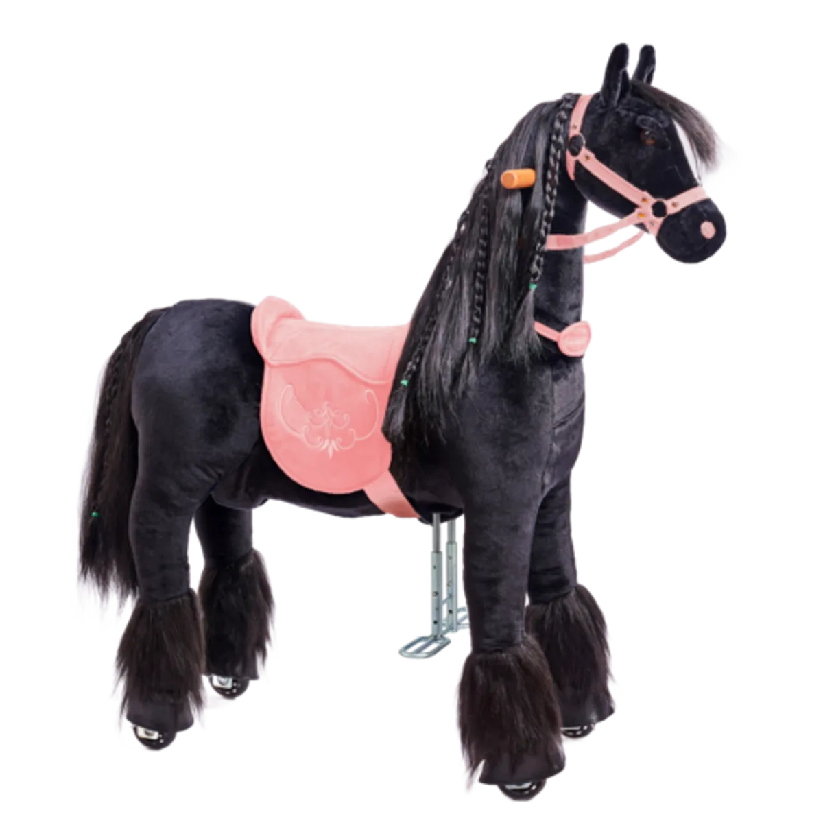 PONNIE Rid-selv hest M - Ebony Pink