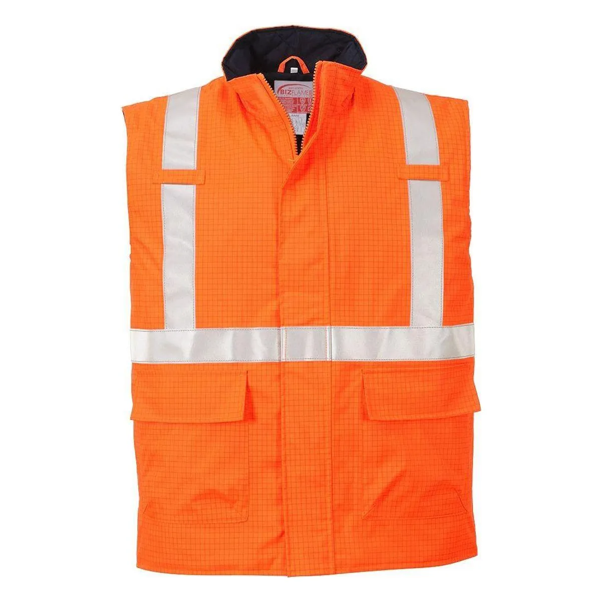 Portwest Bizflame regn hi-vis antistatisk FR bodywarmer S776