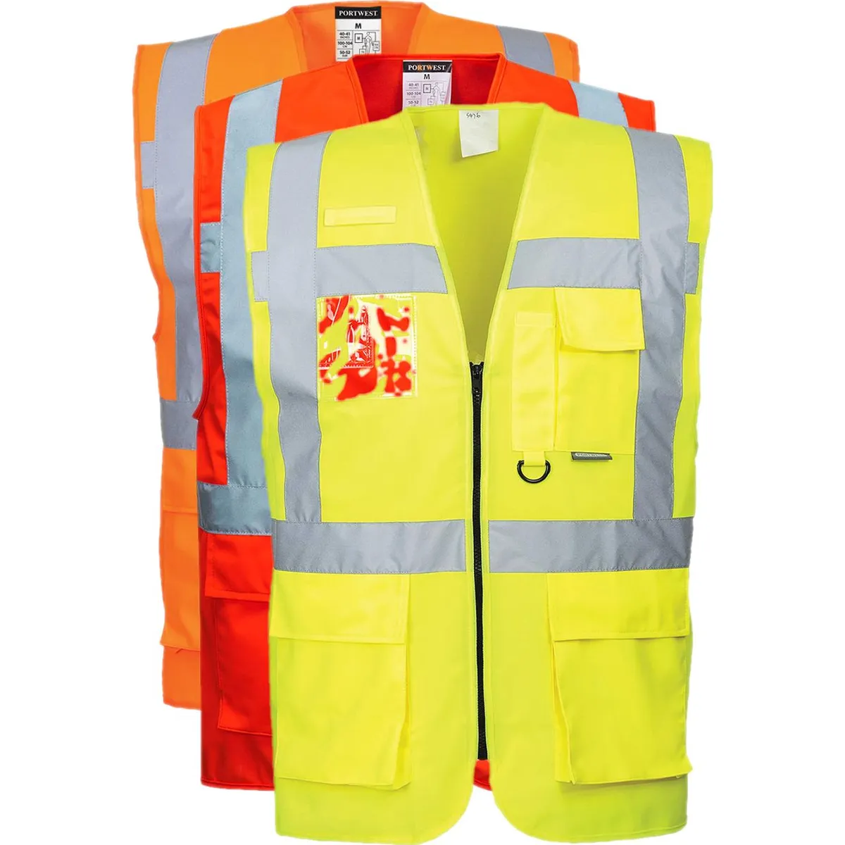 Portwest S476 Berlin Executive Vest 2XL Rød