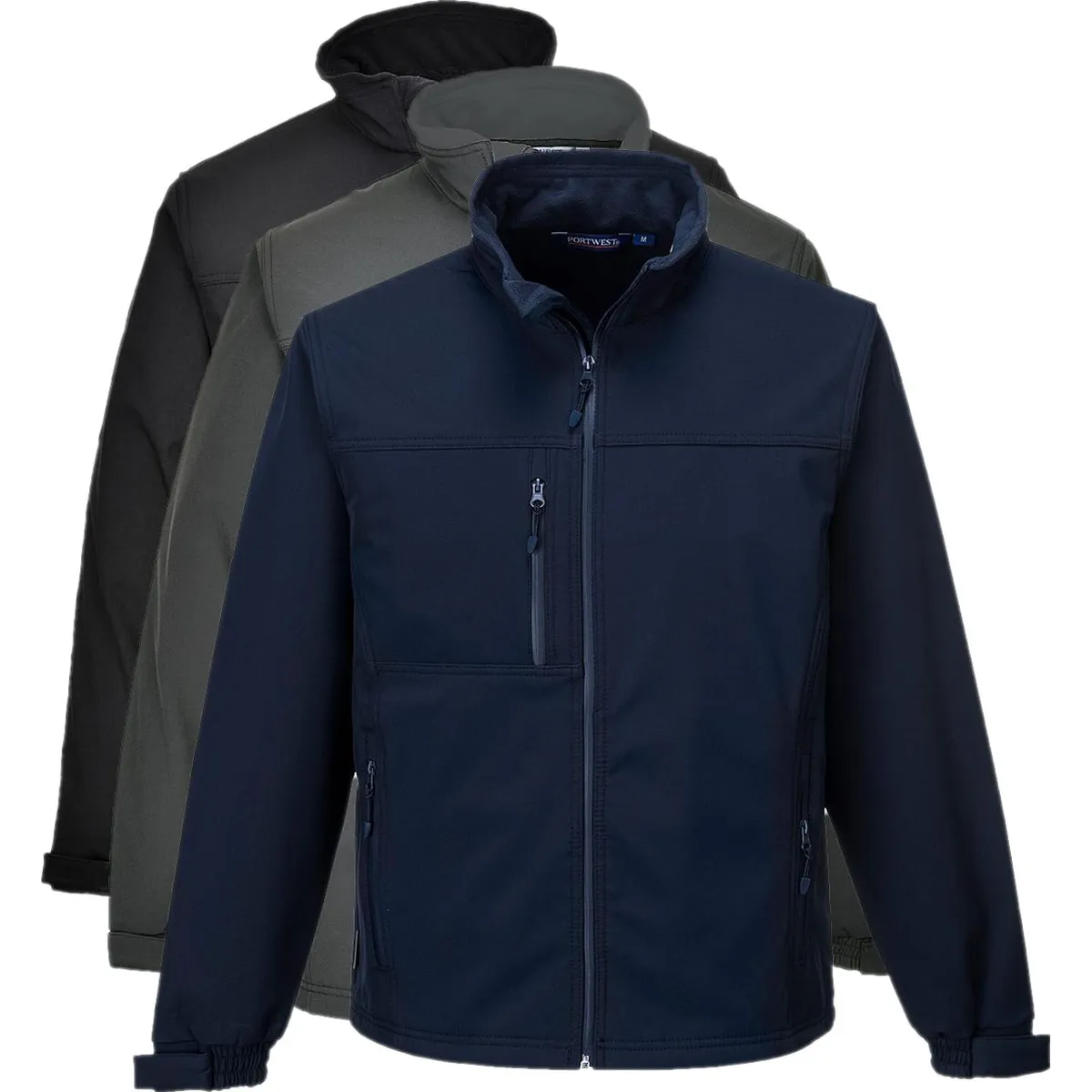 Portwest TK50 Softshell Jakke (3Lags) L Navy