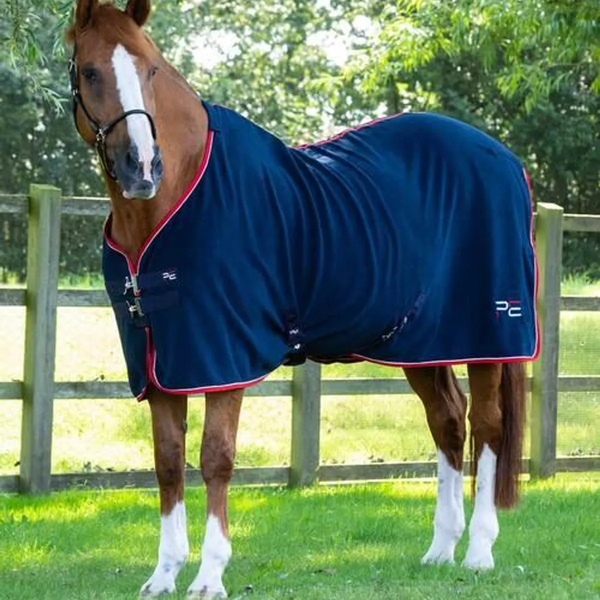 Premier Equine Asure Fleece dækken - Navy