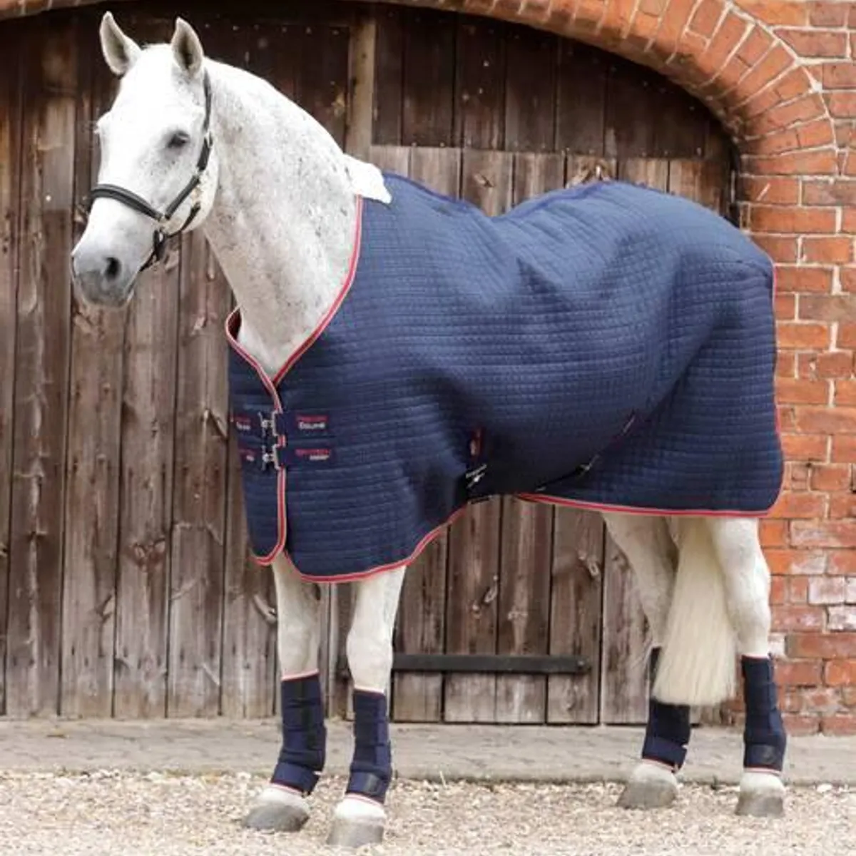 Premier Equine Dry-Tech Horse Cooler dækken - Navy - 6,3" (140cm)