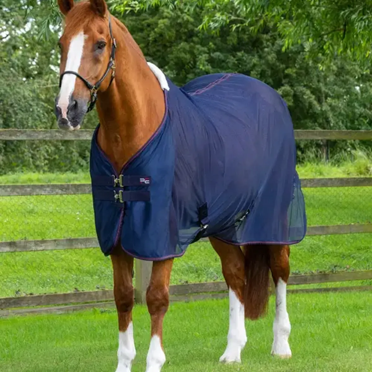 Premier Equine netdækken Ventoso - Navy - 6,9 155cm