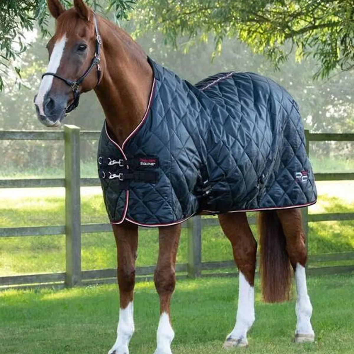 Premier Equine Tuscan 100g stalddækken - Sort - 5,0 115cm