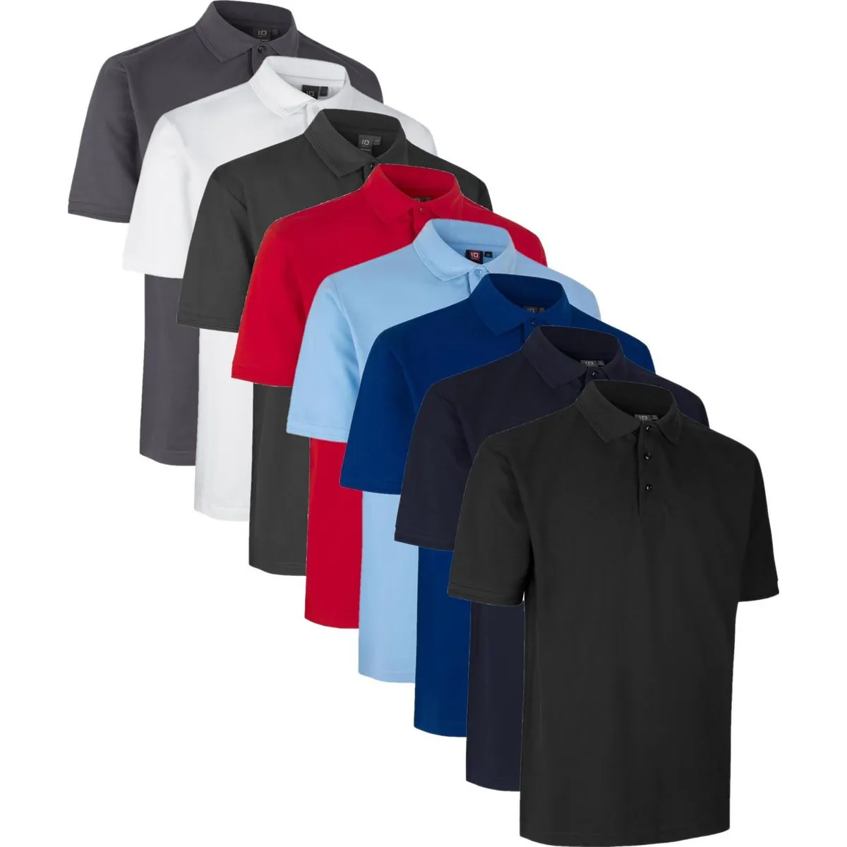 PRO Wear 0324 poloshirt | u. lomme-Koks grå-5XL