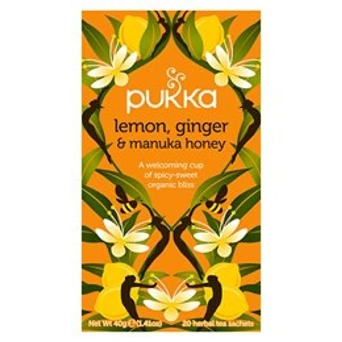 Pukka Lemon, Ginger & Manuka Honey Te Ø , 20br.