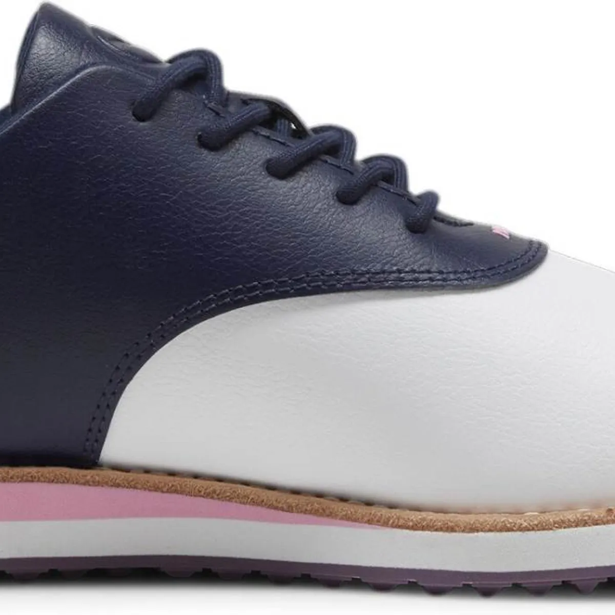 Puma Avant Vandtætte Dame Golfsko Uden Spikes - Puma White/Deep Navy - Str. 40 Normal