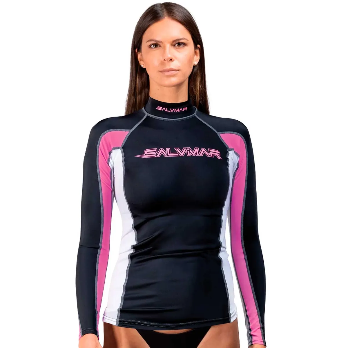 Rashguard Oasi Blå/Sort - Kvinde - Salvimar-XS Sort/Pink