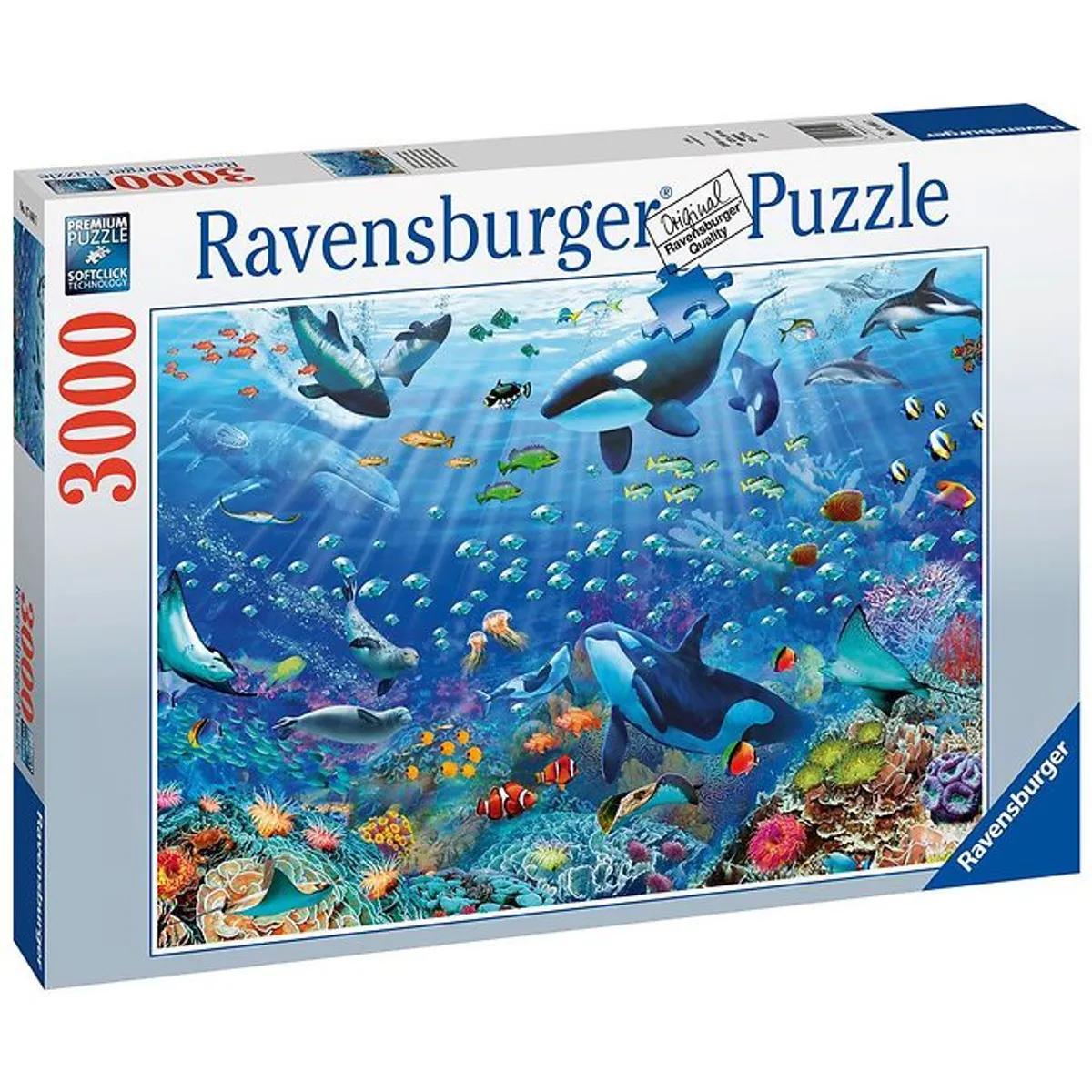 Ravensburger Puslespil - 3000 Brikker - Underwater