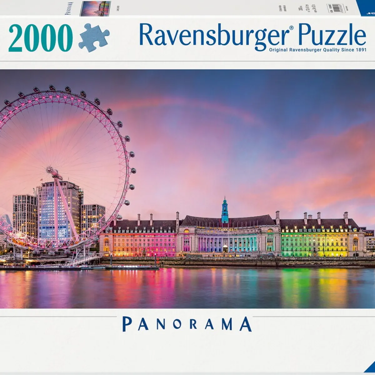 Ravensburger Puslespil - London - Panorama - 2000 Brikker