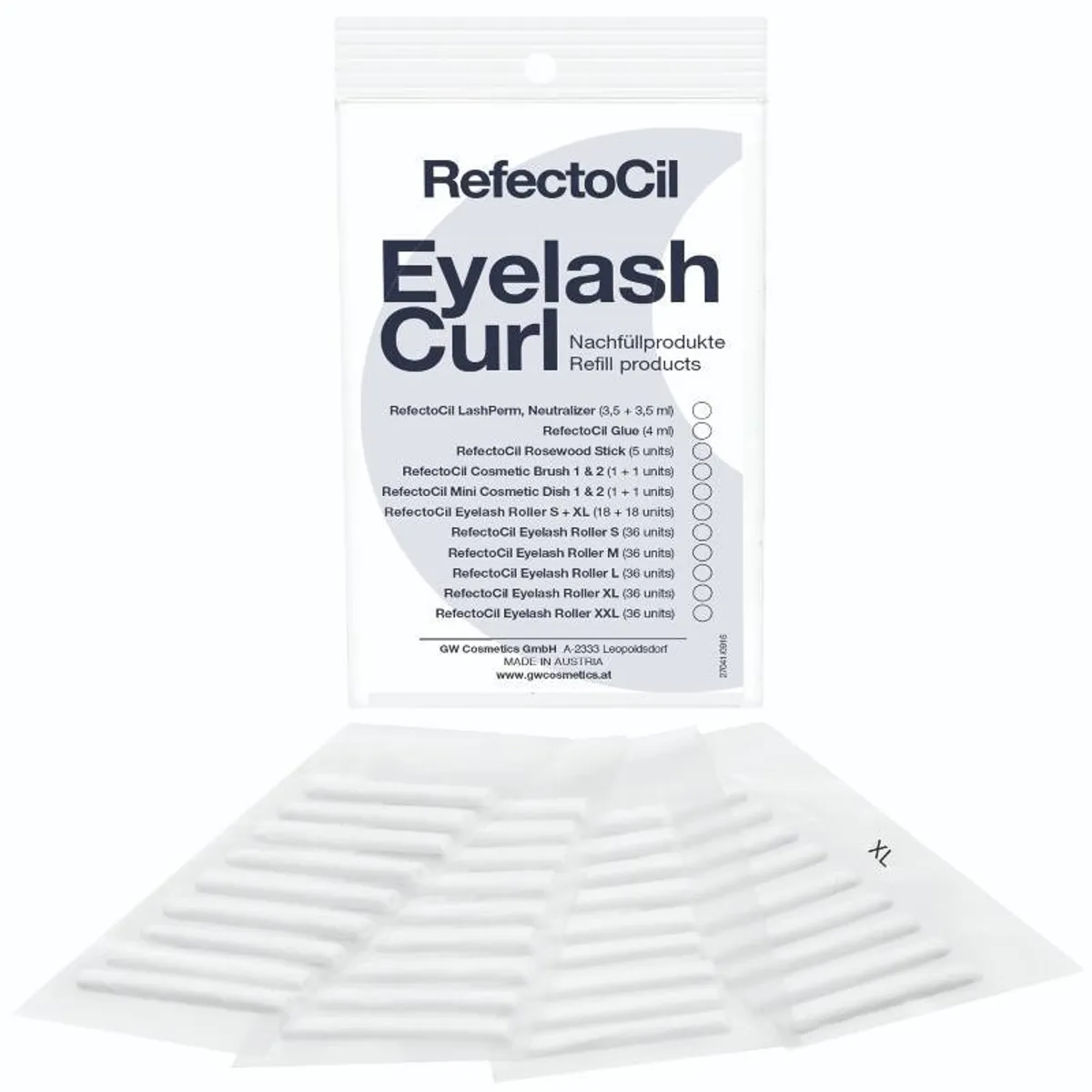 RefectoCil Eyelash Curl Refill Rollers 36 Pieces - XL