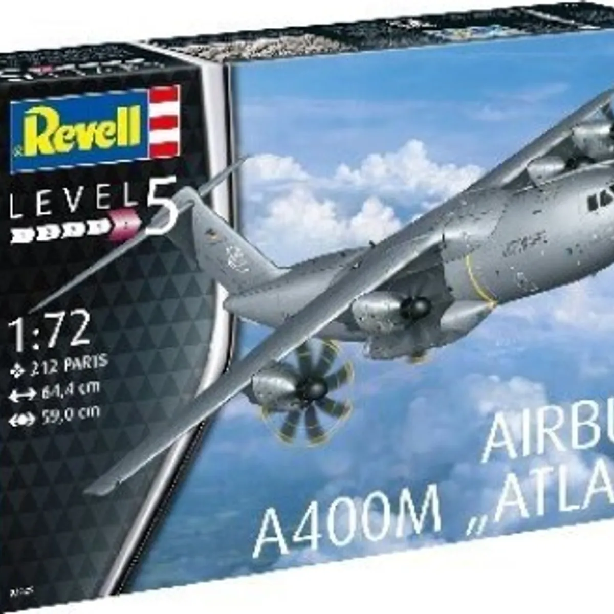 Revell - Airbus A400m Atlas Fly Byggesæt - 1:72 - Level 5 - 03929